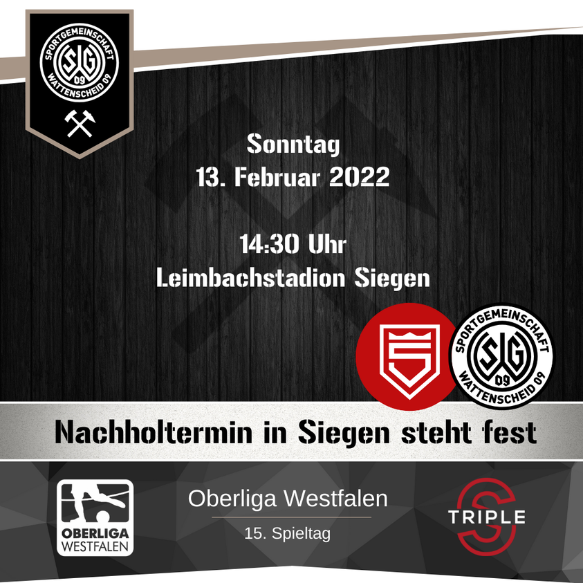 Neuer Termin in Siegen