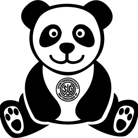 Pandabärenclub schwarz web